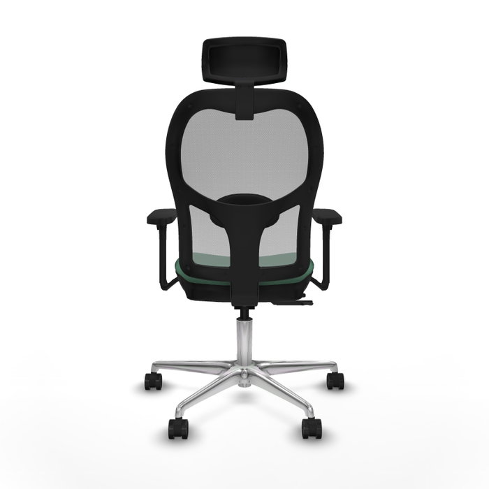 PIQUERAS Y CRESPO Silla de oficina Jorquera con mecanismo Sincro/Traslack Verde esmeralda y Gris PIQUERAS Y CRESPO Silla de oficina Jorquera con mecanismo Sincro/Traslack Verde esmeralda y Gris