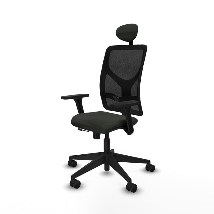 PIQUERAS Y CRESPO Silla de oficina Motilla con mecanismo Sincro/Traslack y Brazos 3D Negra PIQUERAS Y CRESPO Silla de oficina Motilla con mecanismo Sincro/Traslack y Brazos 3D Negra