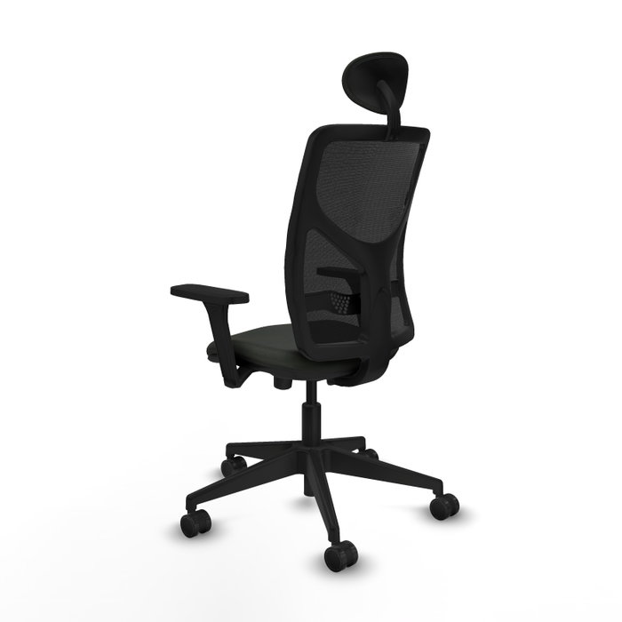 PIQUERAS Y CRESPO Silla de oficina Motilla con mecanismo Sincro/Traslack y Brazos 3D Negra PIQUERAS Y CRESPO Silla de oficina Motilla con mecanismo Sincro/Traslack y Brazos 3D Negra