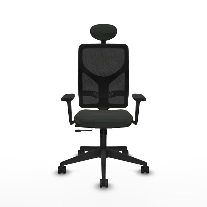 PIQUERAS Y CRESPO Silla de oficina Motilla con mecanismo Sincro/Traslack y Brazos 3D Negra PIQUERAS Y CRESPO Silla de oficina Motilla con mecanismo Sincro/Traslack y Brazos 3D Negra