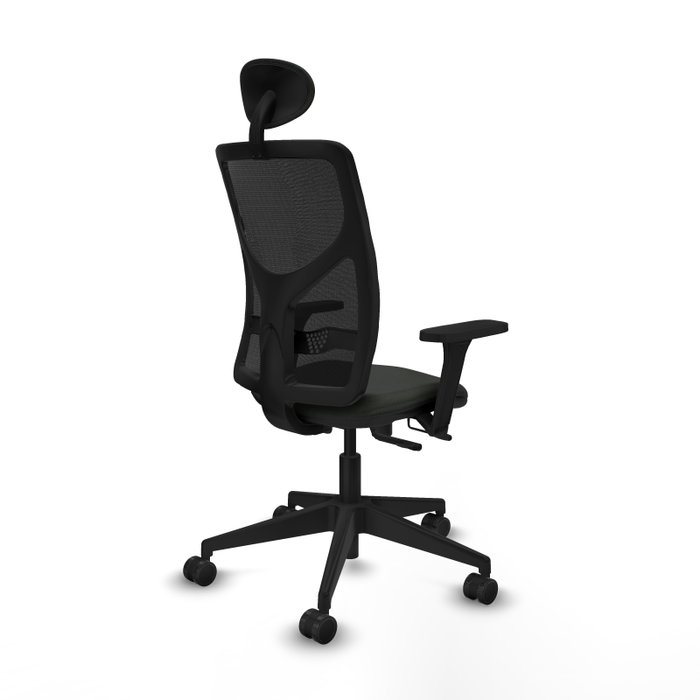 PIQUERAS Y CRESPO Silla de oficina Motilla con mecanismo Sincro/Traslack y Brazos 3D Negra PIQUERAS Y CRESPO Silla de oficina Motilla con mecanismo Sincro/Traslack y Brazos 3D Negra