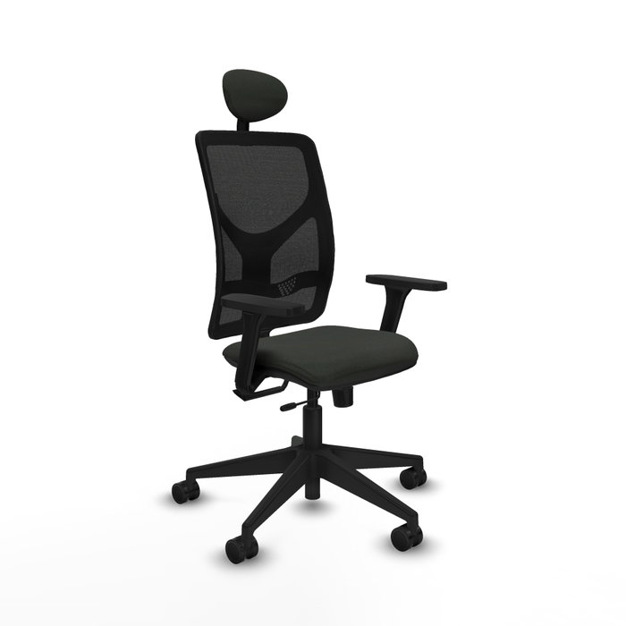 PIQUERAS Y CRESPO Silla de oficina Motilla con mecanismo Sincro/Traslack y Brazos 3D Negra PIQUERAS Y CRESPO Silla de oficina Motilla con mecanismo Sincro/Traslack y Brazos 3D Negra