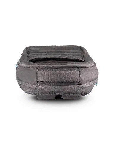 Urban Factory ELB15UF Mochila para Portátil de 15.6" (39.6 cm), Gris, Poliéster Reciclado, Resistente al Agua, con Múltiples Bolsillos