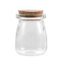 La Mediterranea Tarrito de Vidrio con Tapa de Corcho 100ml (Pack de 36 Unidades)