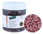 Innspiro Rocalla de Vidrio Cilindro Plateado Violeta 95g
