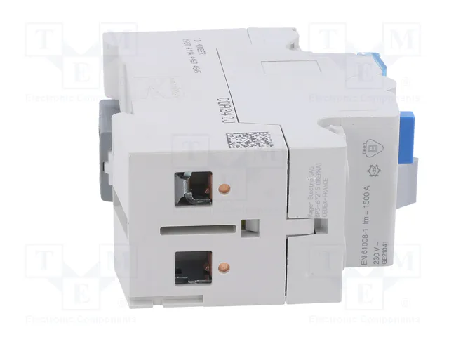 HAGER Interruptor Diferencial Tipo A 40A 30mA 1+N