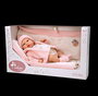 Muñecas Arias Muñeca Reborn Marta Rosa 40 cm con Manta