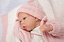 Muñecas Arias Muñeca Reborn Marta Rosa 40 cm con Manta