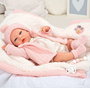 Muñecas Arias Muñeca Reborn Marta Rosa 40 cm con Manta