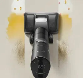 Dreame Aspirador H15 Pro Heat Wet&amp;Dry, Limpieza de Bordes 2cm, 21000 Pa, Negro