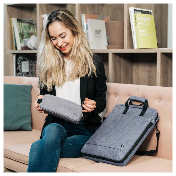 DICOTA Eco MOTION Pouch Light Grey