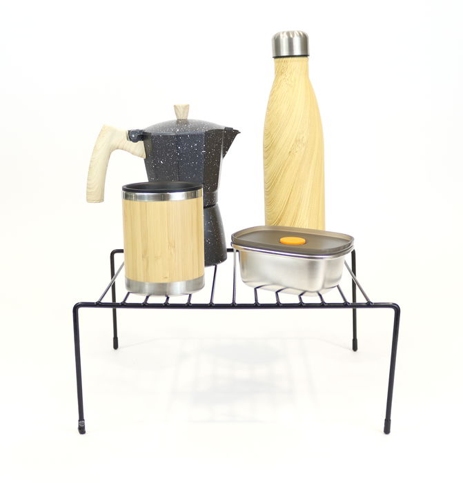 Confortime Organizador Cocina 31,2 cm x 16,2 cm x 14,2 cm Black (12 Unidades)