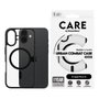 PanzerGlass CARE Urban Combat Black MagSAFE para iPhone 16: Funda Transparente Marco Negro Resistente a Golpes