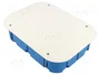 SIMET MULTIBOX 2 Caja de Instalación de Poliamida Azul