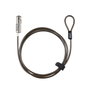 Tooq Cable de Seguridad Tipo NANO con Combinación, 1,5m, Gris Oscuro