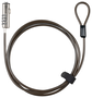 Tooq Cable de Seguridad Tipo NANO con Combinación, 1,5m, Gris Oscuro