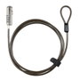Tooq Cable de Seguridad Tipo NANO con Combinación, 1,5m, Gris Oscuro