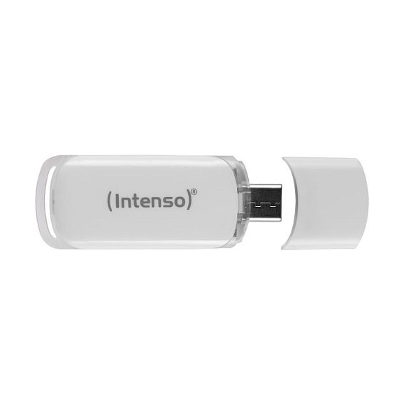 Intenso Flash Line 64GB USB Tipo C 3.2 Gen 1 Memoria Flash Blanca