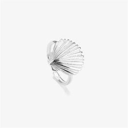 Radiant Anillo Silver SHELL Gris Tamaño 56