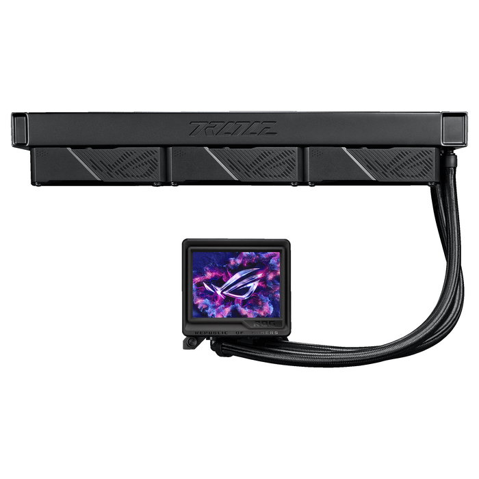ASUS ROG RYUJIN III 360 ARGB EXTREME Refrigeración Líquida AIO con LCD, 3 Ventiladores 12cm ARGB, Negro
