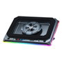 Conceptronic THYIA03B Base de refrigeración gaming con ventilador turbo, RGB y Hub USB