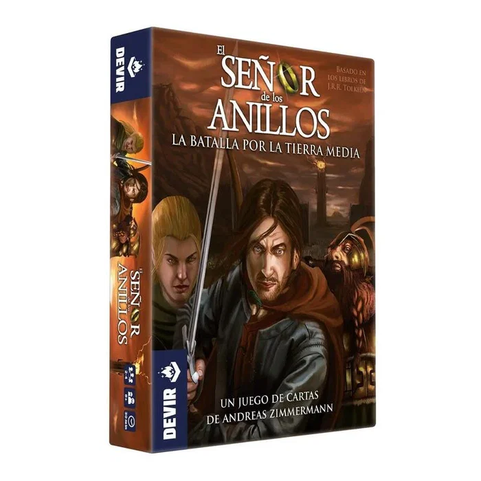 Devir Juego de Cartas El Señor de los Anillos: Batalla por la Tierra Media - Juego Pocket, 2-4 Jugadores, 30 Min, Estrategia, Cartas, Español