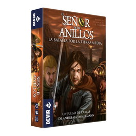 Devir Juego de Cartas El Señor de los Anillos: Batalla por la Tierra Media - Juego Pocket, 2-4 Jugadores, 30 Min, Estrategia, Cartas, Español