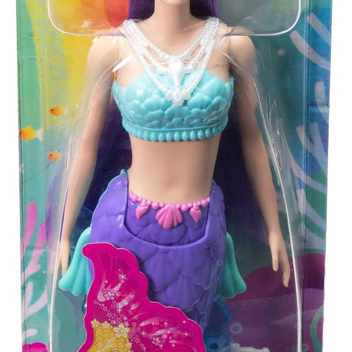 Muñeca Barbie Sirena Dreamtopia Pelo Morado Hgr10 Mattel Muñeca Barbie Sirena Dreamtopia Pelo Morado Hgr10 Mattel