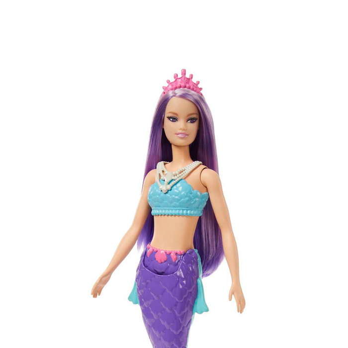 Muñeca Barbie Sirena Dreamtopia Pelo Morado Hgr10 Mattel Muñeca Barbie Sirena Dreamtopia Pelo Morado Hgr10 Mattel