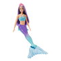 Muñeca Barbie Sirena Dreamtopia Pelo Morado Hgr10 Mattel