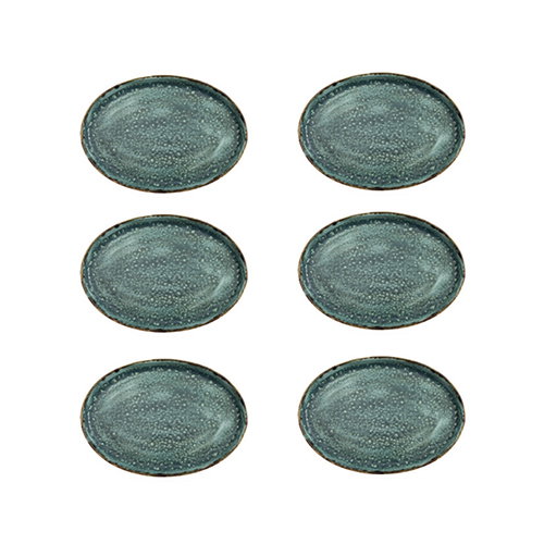 Summa Moon Turquoise Fuente Oval Turquesa (Set de 6) inevitable