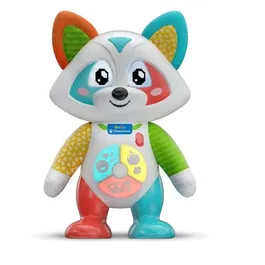 Clementoni Oliver el mapache juguetón Juego interactivo 4 modos de juego Emociones Comidas Historia Exploración