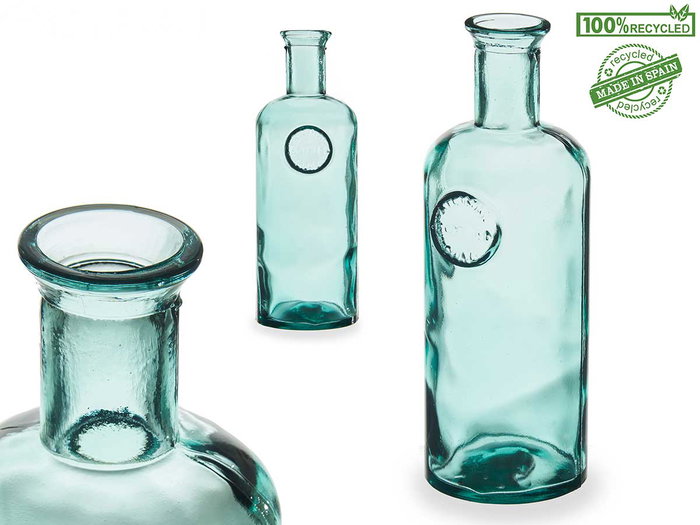 Giftdecor Botella Decorativa de Vidrio Reciclado, 2.5 Litros, Transparente, 33.5 cm de Alto, Ideal para Regalo o Decoración del Hogar (Set de 6) Giftdecor Botella Decorativa de Vidrio Reciclado, 2.5 Litros, Transparente, 33.5 cm de Alto, Ideal para Regalo o Decoración del Hogar (Set de 6)