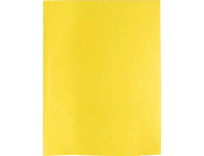 Liderpapel Papel Seda Amarillo 52x76 cm 18 gr Paquete 25 Hojas