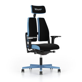NOWY STYL Xilium G Silla Gaming con Mecanismo Sincro/Traslack y Brazos 4D, Tela Negra