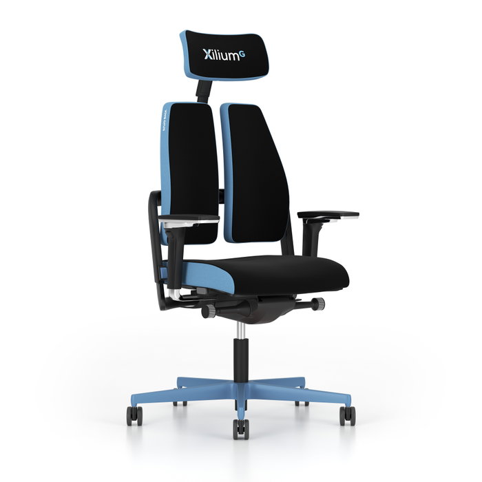 NOWY STYL Xilium G Silla Gaming con Mecanismo Sincro/Traslack y Brazos 4D, Tela Negra NOWY STYL Xilium G Silla Gaming con Mecanismo Sincro/Traslack y Brazos 4D, Tela Negra