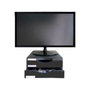 Archivo 2000 Soporte Monitor Ergosostenible con 2 Cajones Negro