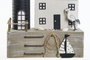DKD Home Decor Decoración de Madera Faro Casa (Surtido de 2 unidades)