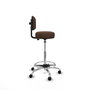 PIQUERAS Y CRESPO Taburete Llanos CL Bali marrón oscuro