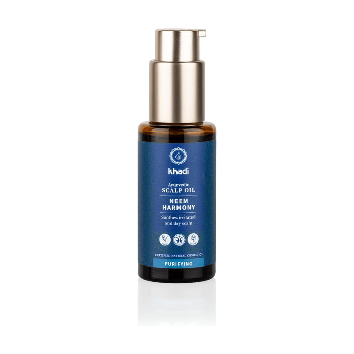 Khadi Aceite Capilar Neem (EquilibrioCabello) 50ml - Cuero cabelludo sano y libre de caspa Khadi Aceite Capilar Neem (EquilibrioCabello) 50ml - Cuero cabelludo sano y libre de caspa