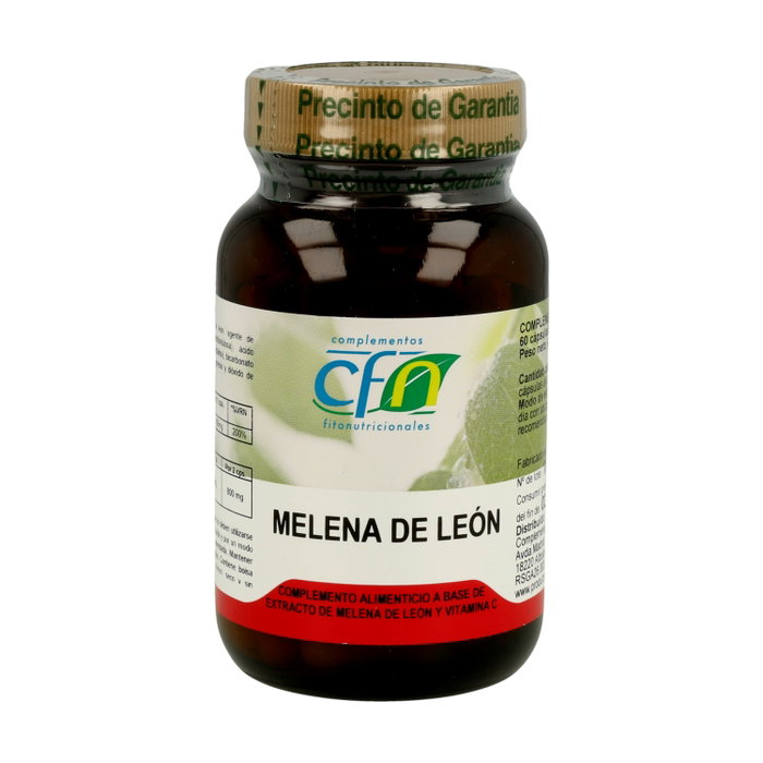 CFN Melena de León 60 cápsulas - Complemento alimenticio hongo medicinal CFN Melena de León 60 cápsulas - Complemento alimenticio hongo medicinal