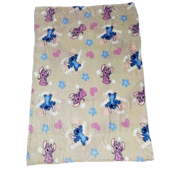 Disney Manta Stitch 110x150cm - Coralina, 100% Poliéster Disney Manta Stitch 110x150cm - Coralina, 100% Poliéster