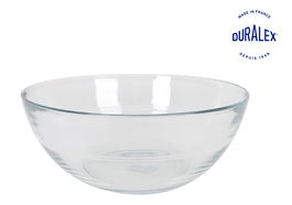 Duralex Ensaladera Transparente "Lys" Ø26 cm, 3.55 L (12 Unidades)
