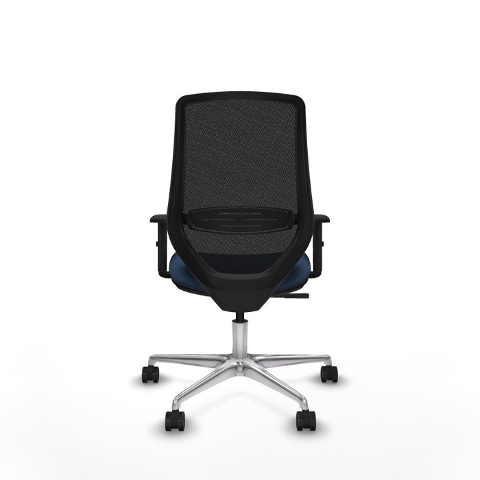 PIQUERAS Y CRESPO Silla de oficina Mardos con mecanismo Sincro, Azul marino y Negro