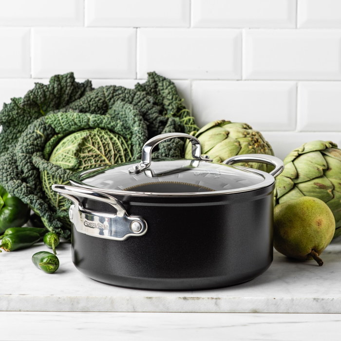 GreenPan Barcelona Pro Casserole 20cm Black
