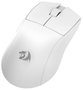 Redragon K1NG M916W-LIT-1K Ratón Gaming Inalámbrico Blanco, 8000 DPI, USB-C, Batería Recargable
