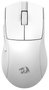 Redragon K1NG M916W-LIT-1K Ratón Gaming Inalámbrico Blanco, 8000 DPI, USB-C, Batería Recargable