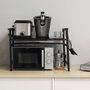 Holmios Estante organizador de cocina Negro