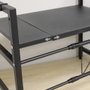 Holmios Estante organizador de cocina Negro