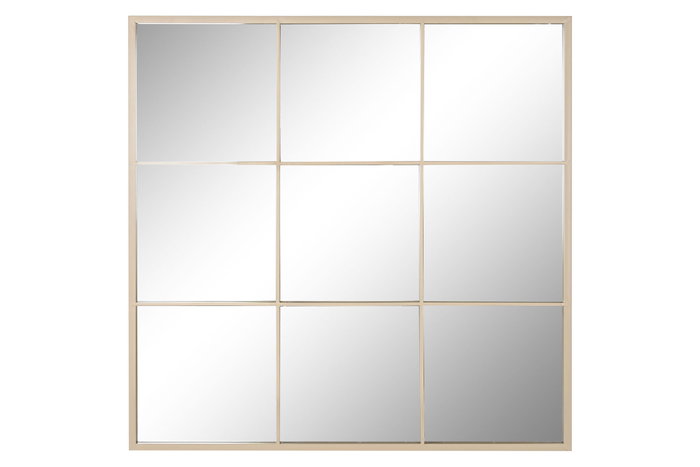 Espejo de pared Home ESPRIT Beige Ventana Scandi 90 x 2 x 90 cm Espejo de pared Home ESPRIT Beige Ventana Scandi 90 x 2 x 90 cm